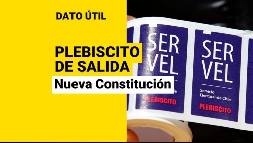 ¿Qué se vota en el Plebiscito de salida 2022?