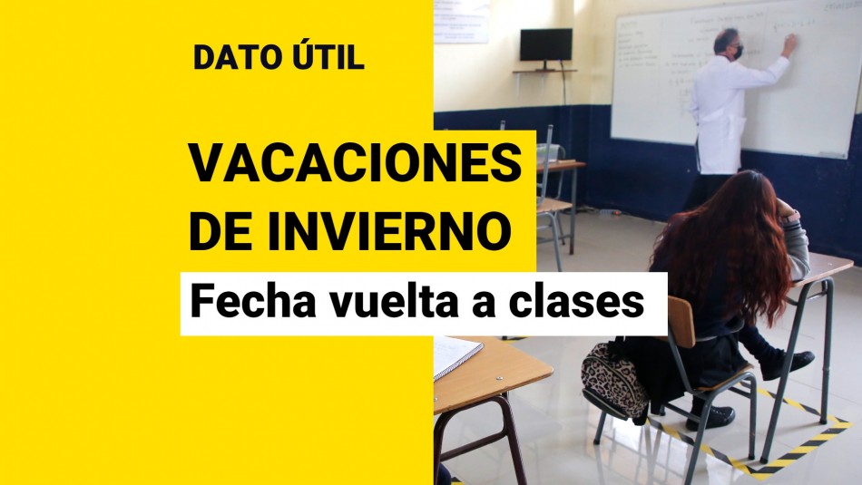 Regreso a clases: Conoce la fecha en que terminan las vacaciones de ...
