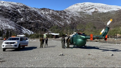 Rescatan a dos crianceros en Alto del Carmen: Madre e hijo habían quedado aislados por la nieve