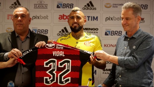 Arturo Vidal tras ser presentado en el Flamengo habló de la Copa Libertadores: 'Ese es mi primer sueño'