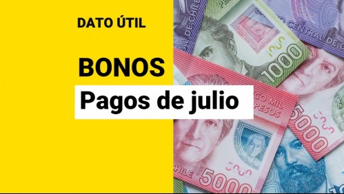 Bonos de julio: ¿Cuáles son los beneficios que se entregan este mes?