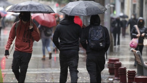 Lluvia en Santiago: Estas son las características de las precipitaciones que vienen para la capital