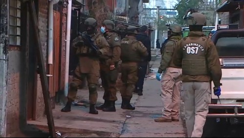 Masivo operativo en tres comunas de Santiago termina con detención de integrantes de peligrosa banda