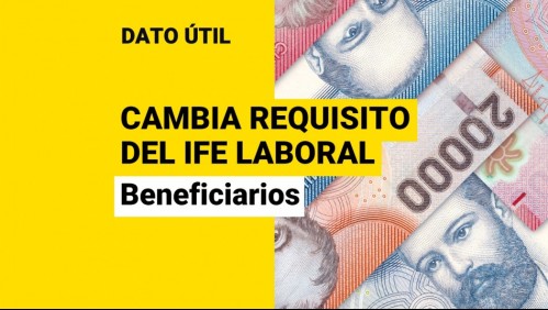 Cambia un requisito del IFE Laboral por alza del sueldo mínimo: ¿Quiénes pueden solicitar el beneficio?