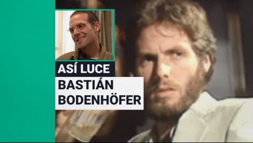 Actuó con Felipe Camiroaga en 'Rojo y Miel': Así luce hoy el talentoso actor Bastián Bodenhöfer