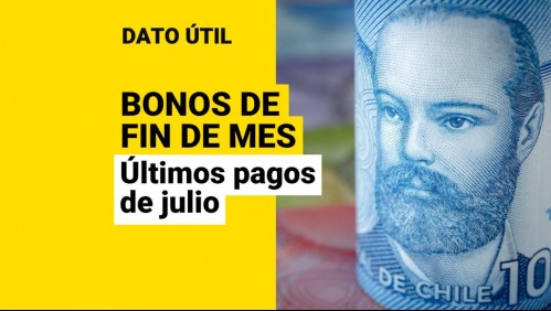 Bonos que se pagan a fin de mes: ¿Qué aportes puedo recibir en los últimos días de julio?