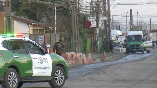 Hombre amenaza con arma de fuego a transeúntes en Talcahuano y se parapeta ante la llegada de Carabineros