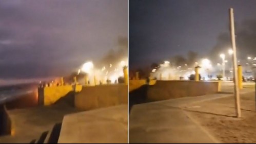 Queman pertenencias de migrantes en medio de protesta por joven asesinado en Antofagasta