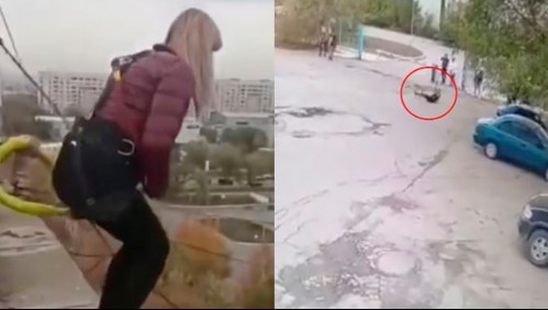 'Fue aplastada ante mis ojos': El impactante relato del esposo de joven madre que murió al saltar en bungee