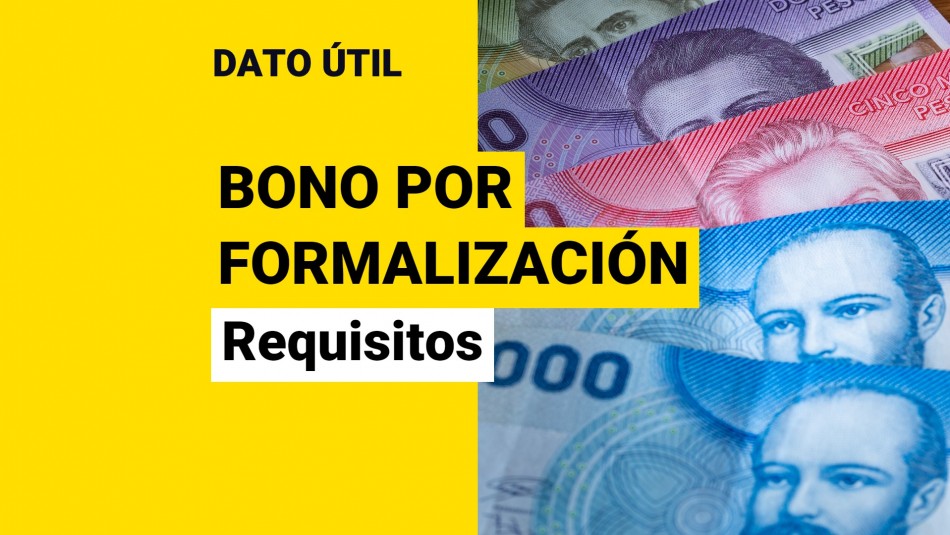 Bono Por Formalización: Conoce Los Requisitos Para Recibir El Pago De