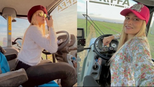 Es conocida como la 'agrobarbie': Joven revoluciona las redes combinando el modelaje y el trabajo en el campo