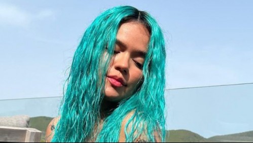 'Enamorada de verme así': Karol G dejó atrás su pelo azul y muestra su radical cambio de look