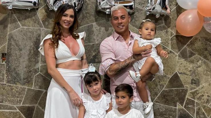 Daniela Colett, Eduardo Vargas y sus hijos