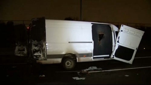 Asaltan furgón blindado usando método del oxicorte: Carabineros frustra el robo y uno de los efectivos resulta lesionado