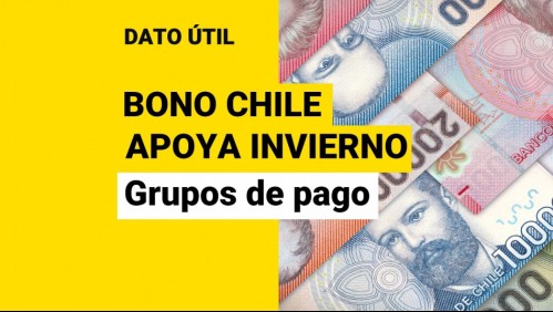 Bono Chile Apoya Invierno: ¿Cuántos grupos de pago hay?