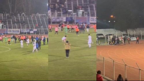 Batalla campal en San Fernando: Video muestra violenta pelea entre hinchas y jugadores en la Tercera División