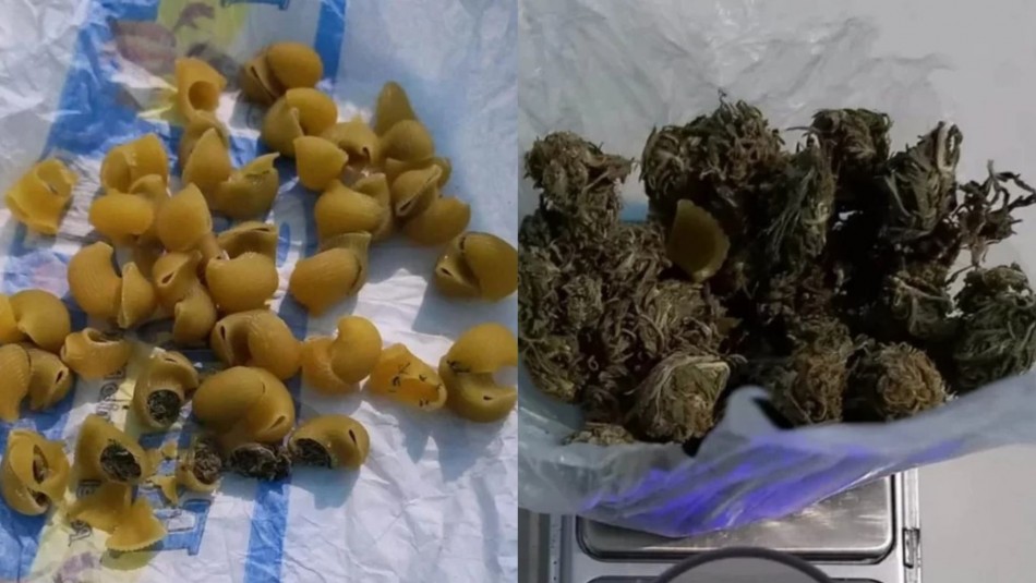 Una mujer intentó ingresar fideos rellenos con marihuana a una cárcel de Argentina.