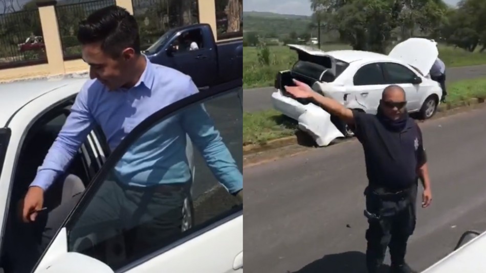 joven-recibe-un-auto-de-regalo-de-graduacion-y-lo-termina-chocando Un joven recibió un auto de regalo de graduación y lo terminó chocando.