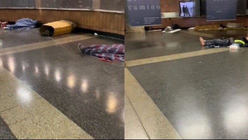 Seremi por personas durmiendo en el Metro: 'Trabajo se hace de manera permanente, pero siempre es voluntario'