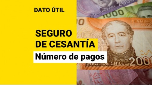 Seguro de Cesantía: ¿Cuántos pagos entrega?