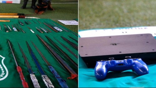Allanamientos en 18 cárceles: Se incautaron armas blancas, drogas, celulares y hasta consolas de videojuego