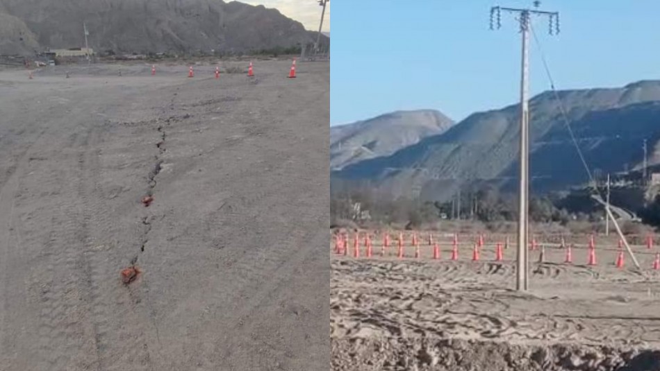 Reportan círculo de grietas en Tierra Amarilla y advierten posible nuevo socavón