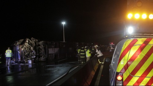 Fatal accidente de tránsito en Pudahuel: Conductor fallece tras impactar con un bus
