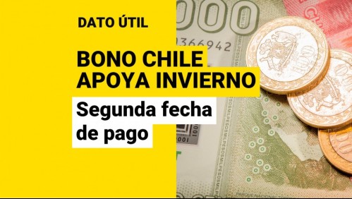 Bono Chile Apoya Invierno: ¿Cuándo es la segunda fecha de pago?