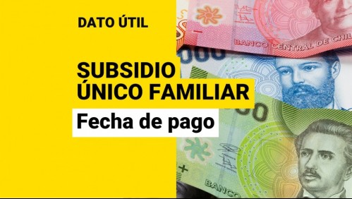 Subsidio Único Familiar: Consulta con RUT cuál es la fecha de pago