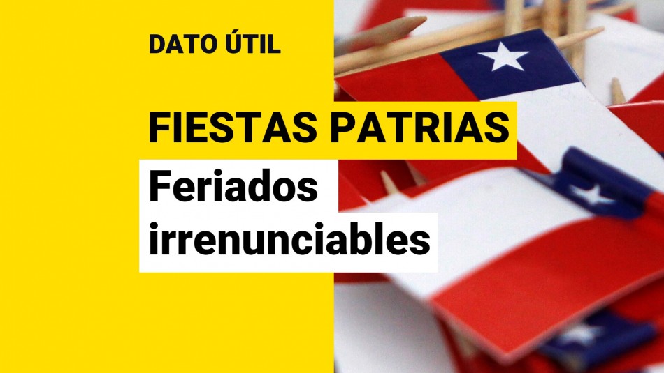 Feriados de Fiestas Patrias ¿Cuáles serán irrenunciables? Meganoticias