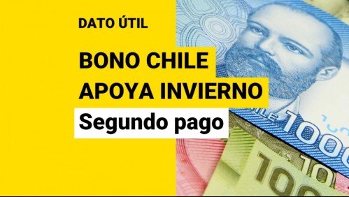 Ya comenzó nuevo pago del Bono Chile Apoya Invierno: ¿Cómo revisar si te corresponde?