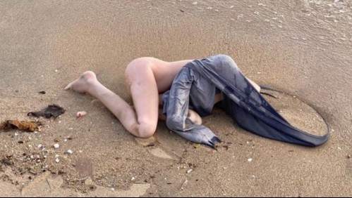 Creyeron ver una 'mujer asesinada' en la orilla de la playa pero en realidad era una muñeca sexual