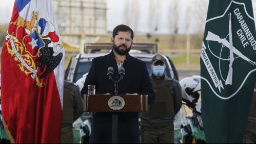 Presidente Gabriel Boric en actividad sobre seguridad: 'A quienes eligen el camino del delito no les vamos a dar tregua'