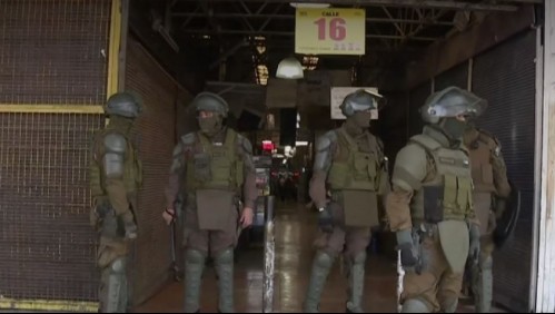 Carabineros realiza allanamiento en el Persa Bío Bío en medio de investigación de venta de droga