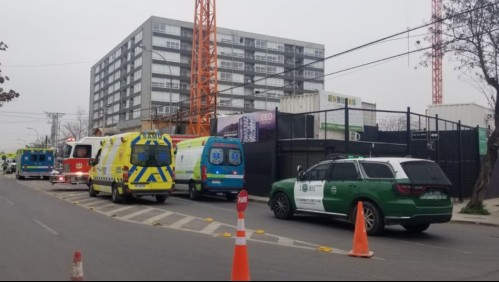 Trabajador muere tras derrumbe en una construcción de la comuna de Independencia