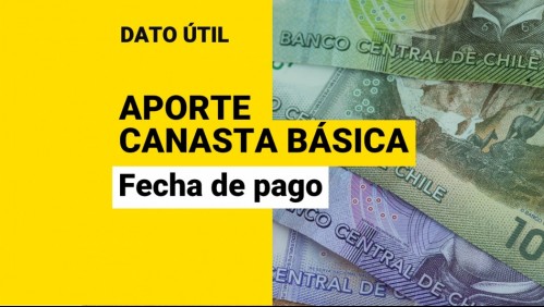 Aporte Canasta Básica: ¿Cuándo es el pago de agosto y quiénes lo reciben?