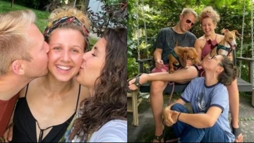 Tienen una relación poliamorosa y su contrato incluye una particular regla: 'Los celos no son algo que experimentamos'