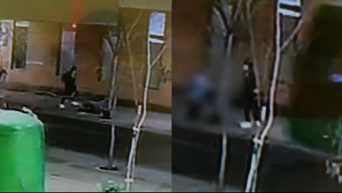 Video muestra momento en que un universitario es golpeado por bus del Transantiago tras huir de un asalto