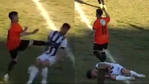 La terrible patada que recibió un jugador de fútbol y por la cual podría perder un riñón