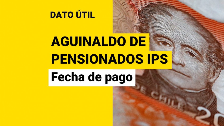 Aguinaldo de Fiestas Patrias para pensionados del IPS ¿Cuándo se