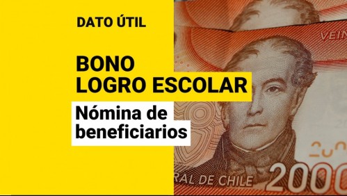 Bono Logro Escolar 2022: ¿Cuándo se publica la nómina de beneficiarios?
