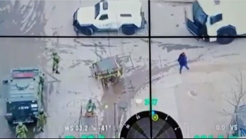 Video muestra parte del masivo operativo antinarco contra los 'herederos' de 'La Reina del Pantano' en La Pintana