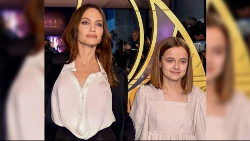 Con suéter y pantalones holgados: Así es el estilo relajado de la hija menor de Angelina Jolie para ir al teatro
