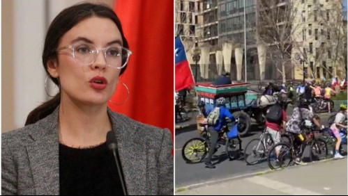 'No permitiremos este tipo de violencia': Ministra Vallejo por carretón que pasó por encima de ciclistas en Alameda