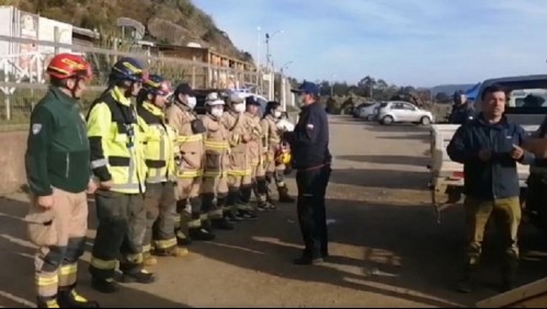 Caso joven extraviada en Lebu: Bomberos inicia búsqueda en cavernas desde donde se le perdió el rastro