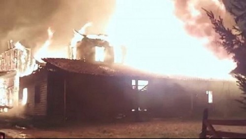 Organización Resistencia Mapuche Lafquenche se adjudica atentado incendiario en Contulmo
