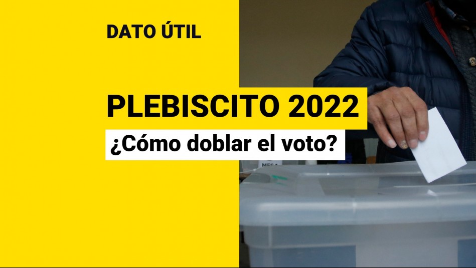 Plebiscito de Salida 2022: ¿Cuál es la forma correcta de doblar el voto? Plebiscito de Salida 2022: ¿Cuál es la forma correcta de doblar el voto?