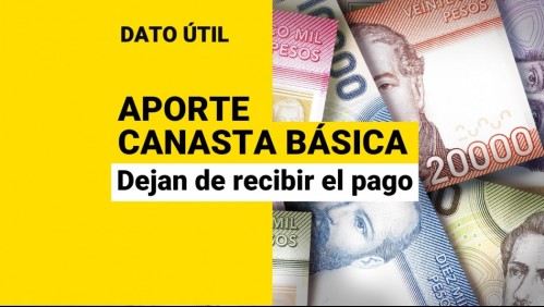 Cambios en el Aporte Canasta Básica: ¿Quiénes dejan de recibir los pagos mensuales?