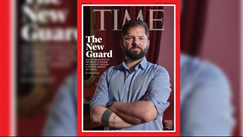Presidente Boric destaca en portada de revista Time: 'Es un nuevo tipo de líder de izquierda'