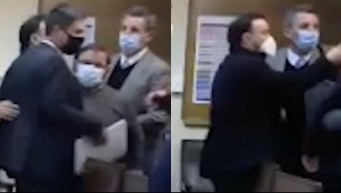 Revelan nuevo video de Gonzalo de la Carrera agrediendo a otro diputado: Fue sancionado con el 15% de su dieta